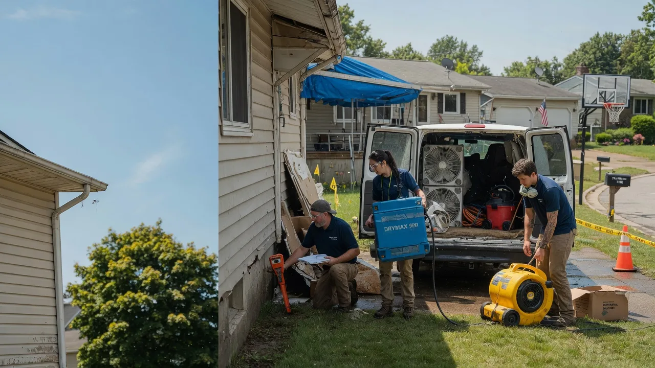 Ceiling Leak Cleanup in Fairbury, IL near me