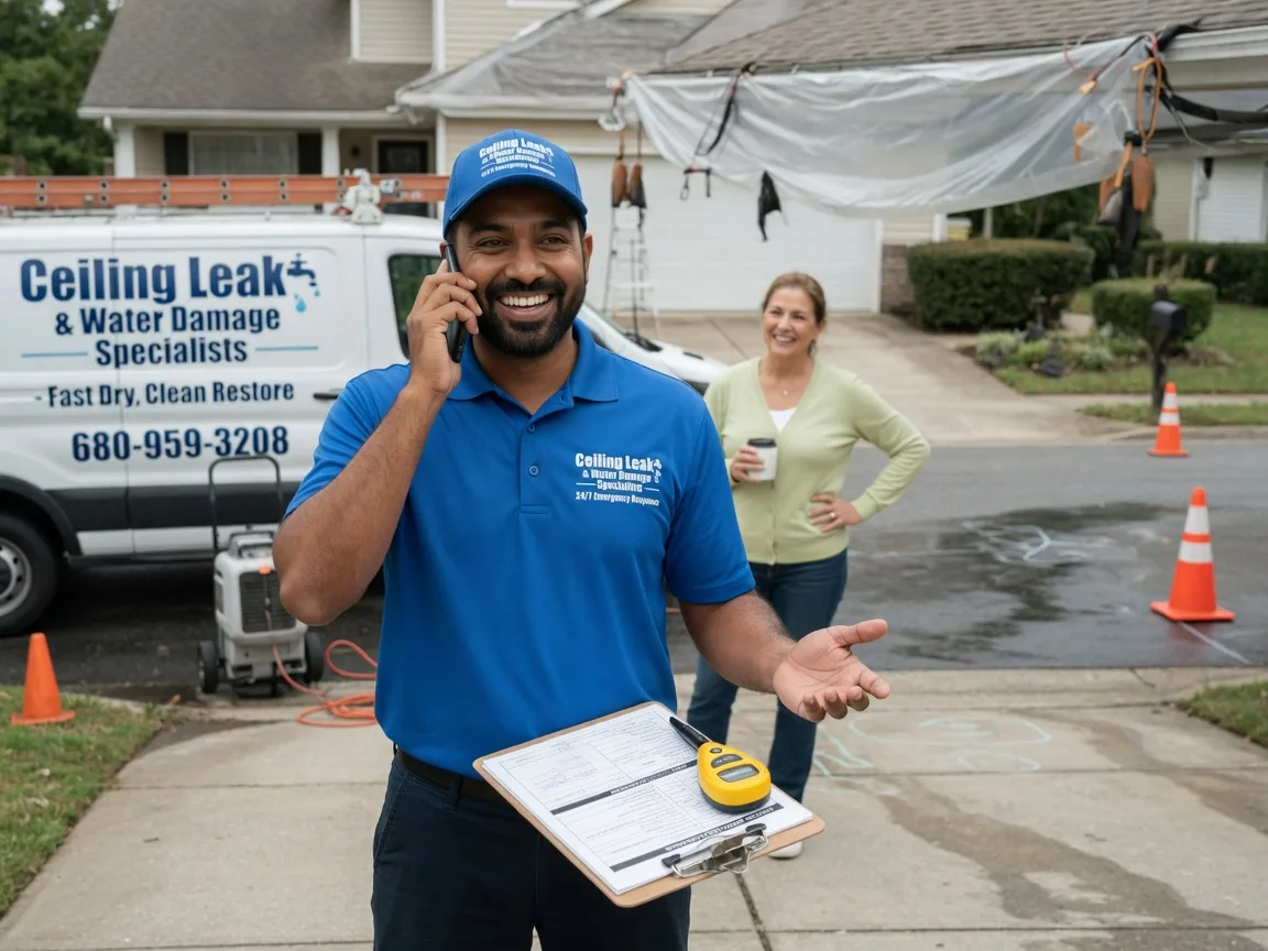 Ceiling Leak Cleanup Fairbury, IL FAQs
